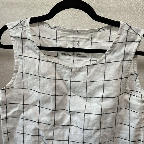 NWOT not perfect linen Vienna sleeveless top - Picture 4 of 8